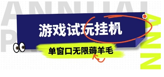 全网首发试玩挂G项目，全自动运行单窗口无上限，纯0撸本人亲测一天可薅100米【揭秘】-万盟网