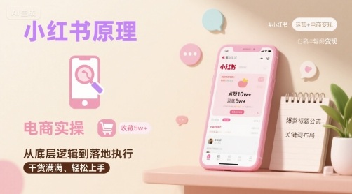 小红书原理以及详细实操流程，小红书电商教程-万盟网