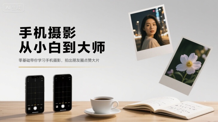 手机摄影从小白到大师，零基础带你学习手机摄影，拍出朋友圈点赞大片-万盟网