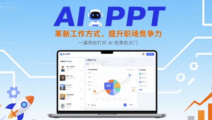 AI+PPT：革新工作方式，提升职场竞争力，一课带你打开 AI 世界的大门-万盟网