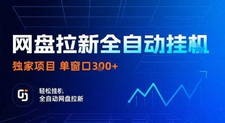 网盘拉新全自动挂G，独家项目，全自动运行完成拉新做任务，单窗口3张+【揭秘】-万盟网